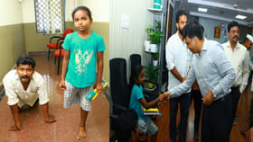 చిన్నారి స్వాతికకు కలెక్టర్ భరోసా!నల్లగొండ జిల్లాలోమనసున్న ఆఫీసర్