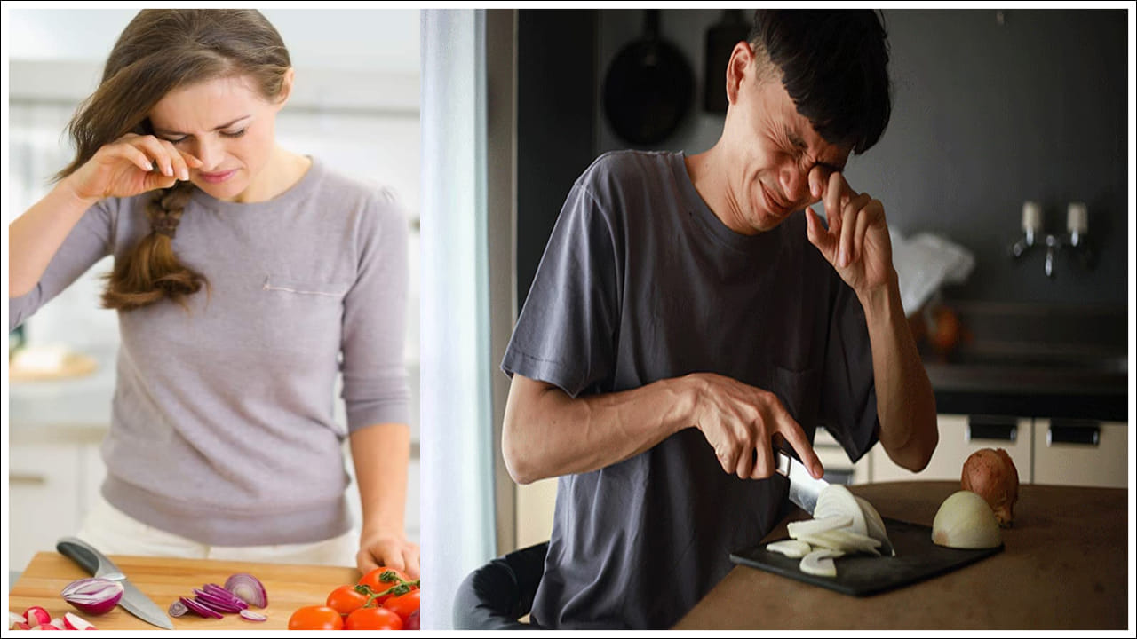 Onion: వంటింట్లో అతిపెద్ద సమస్యకు చెక్! ఉల్లిపాయలు కోసేటప్పుడు ఇక కన్నీళ్లు అస్సలు రావు