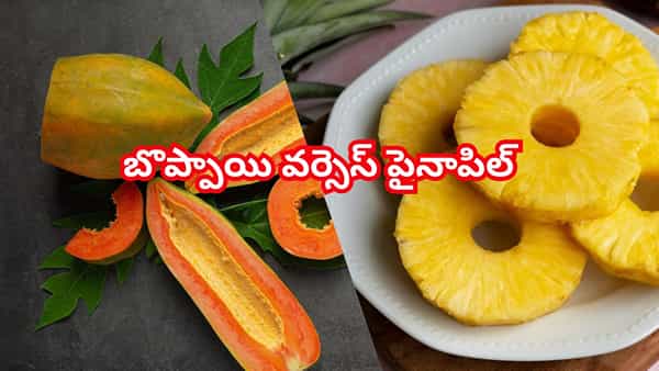 బొప్పాయి వర్సెస్ పైనాపిల్.. వేసవిలో కడుపు ఉబ్బరంతో బాధపడుతున్న వారికి ఏది బెస్ట్..?