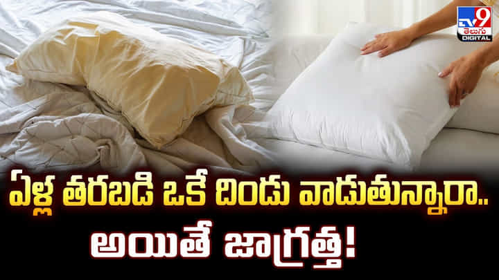 Pillow: ఏళ్ల తరబడి ఒకే దిండు వాడుతున్నారా.. అయితే జాగ్రత్త Pillow: ఏళ్ల తరబడి ఒకే దిండు వాడుతున్నారా.. అయితే జాగ్రత్త