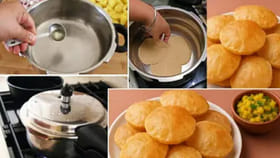 నూనె లేకుండా కుక్కర్‌లో పూరీలు నిజంగా పొంగుతాయా.?