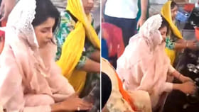 గుడిలో గిన్నెలు కడిగిన స్టార్ హీరోయిన్..