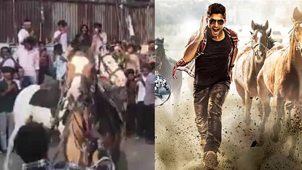 రేసుగుర్రం రీ రిలీజ్.. థియేటర్లోకి గుర్రాలను తీసుకొచ్చిన అల్లు అర్జున్ ఫ్యాన్స్.. వీడియో ఇదిగో