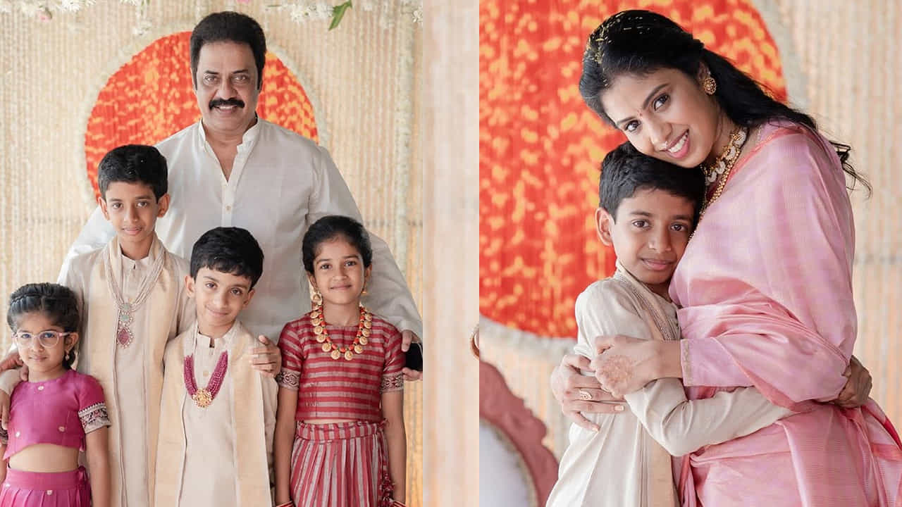  కాగా ఇప్పుడు రాజా రవీంద్ర ఫ్యామిలీకి సంబంధించిన కొన్ని ఫొటోలు సోషల్ మీడియాలో వైరలవుతున్నాయి. ముఖ్యంగా ఈ ఫొటోల్లో రాజా రవీంద్ర మనవలు, మనవరాళ్లు ఎంతో క్యూట్ గా కనిపిస్తున్నారు. వీటిని చూసిన నెటిజన్లు క్రేజీ కామెంట్స్ చేస్తున్నారు. 
