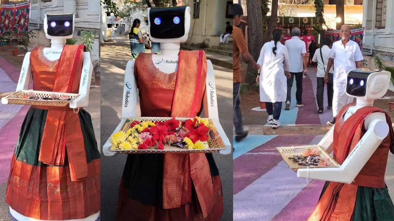 ఓటర్లకు వెల్‌కమ్ చెప్పిన అనుకోని అతిధి.. ఆ సీన్ చూసి యువత ఫిదా.!