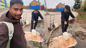 ఏముంది రా మామ.. అస్సలు శ్రమలేకుండానే హ్యాండ్‌పంప్‌లోంచి నీళ్లు