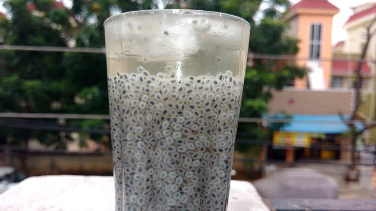 
చివర్లో వీటిని ఇలా గార్నిష్ చేసుకుని తాగాలి:  దీనిలో తేనె ,  అర టేబుల్ స్పూన్  యాలకుల పొడి కూడా  జ్యూస్‌ లో బాగా కలుపుకోవాలి. ఇక చివర్లో ఐస్ క్యూబ్స్ కూడా వేసి చల్లగా తాగడమే. ఈ విధంగా చేసిన ఫ్రూట్స్ మిక్స్ సబ్జా జ్యూస్ ఎండాకాలంలో తాగితే బాడీ మొత్తం   రిఫ్రెషింగ్‌ అవుతుంది కాబట్టి మిస్ చేయకుండా తాగండి. 
