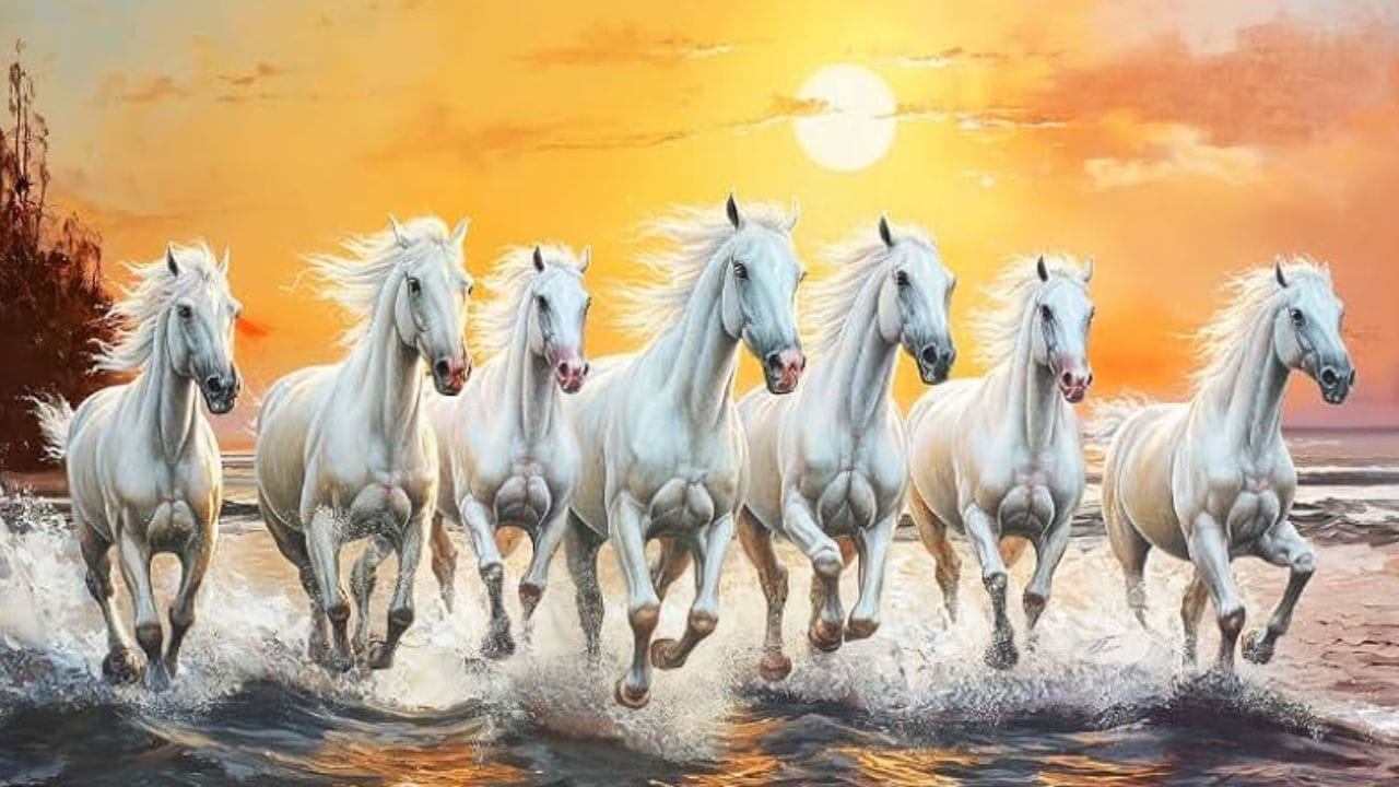 ఆధ్యాత్మికంగా ఏడు గుర్రాలకు చాలా ప్రాముఖ్యత ఉంది, ఇది అభివృద్ధి, కెరీర్ పురోగతి, అదృష్టానికి ప్రతీకగా చెప్తుంటారు. అయితే ఇది ఇంటిలో పెట్టుకునే సమయంలో సరైన దిశలో పెడితే లక్కు కలిసి వస్తుంది.  అందువలన దీనిని తూర్పు దిశలో పెట్టడం చాలా మంచిదంట. తూర్పు దిశలో పెట్టడం వలన ఇది ఆర్థికంగా కలిసి వస్తుంది. అంతే కాకుండా కెరీర్ పురోగతికి, అదృష్టపరంగా కూడా కలిసి వస్తుంది. అలాగే తూర్పు దిశలో సూర్యుడి కాంతి కూడా పడుతుంది. దీని వలన అదృష్టం రెట్టింపు అవుతుందంట. ఇంటిలో ఉన్న అన్ని సమస్యలు తొలిగిపోయి, చాలా అద్భుతంగా ఉంటుంది.