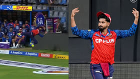 సూపర్‎మ్యాన్‎లా ఎగిరి క్యాచ్ పట్టిన శ్రేయస్..నోరెళ్లబెట్టిన సూర్య