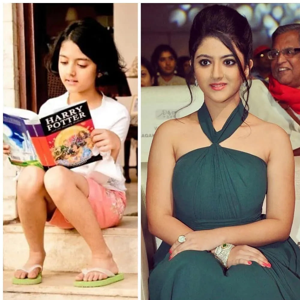 ఇప్పుడు అందంలో స్టార్ హీరోయిన్స్ ను బీట్ చేస్తుంది. ఇంతకూ ఆ చిన్నారి ఎవరో తెలుసా.? ఆమె పేరు శ్రియ శర్మ. తెలుగు, తమిళ్ భాషల్లో పదుల సంఖ్యలో సినిమాలు చేసింది ఆ చిన్నారి. ఇదిలా ఉంటే ఈ చిన్నది ఇప్పుడు హీరోయిన్ గా మారిపోయింది. ఆ మధ్య శ్రీకాంత్ తనయుడు రోషన్ నటించిన నిర్మల కాన్వెంట్ సినిమాలో నటించింది. అలాగే గాయకుడు అనే సినిమాలో హీరోయిన్ గా నటించింది. ఈ రెండు సినిమాల్లో హీరోయిన్ గా చేసింది. 