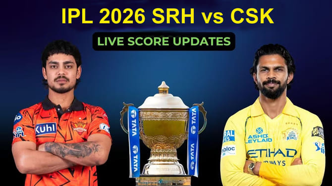 SRH vs CSK IPL 2026 Live Score: బరిలోకి అభిషేక్, హెడ్