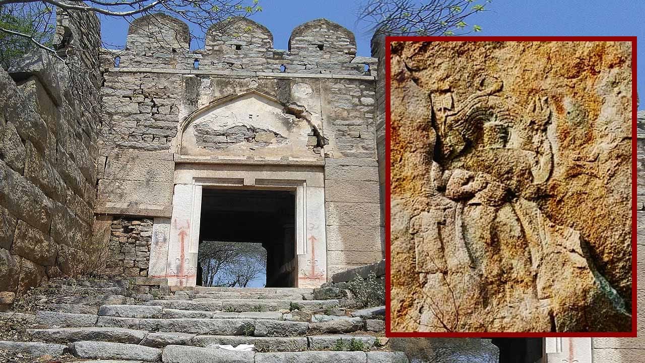 పురాతన కోటలో అరుదైన శిల్పం.. చరిత్ర తెలిస్తే దెబ్బకు నివ్వెరపోవాల్సిందే..!