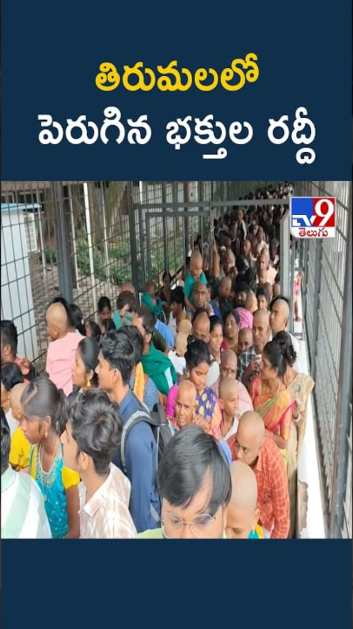 Tirumala News: వేసవి సెలవుల ఎఫెక్ట్.. తిరుమలలో పెరుగిన భక్తుల రద్దీ