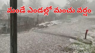 Watch: మండే ఎండల్లో మంచు వర్షం.. ఈ ఆహ్లాదకర దృశ్యాన్ని చూశారా? ఎంత హాయిగా ఉందో..