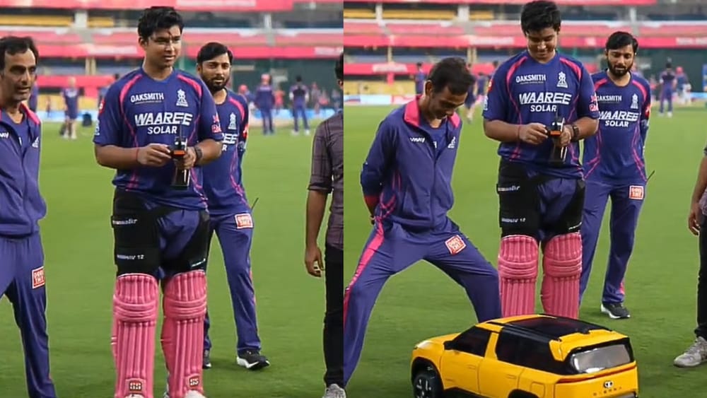 Vaibhav Suryavanshi : మైదానంలో కారుతో వైభవ్ సూర్యవంశీ సందడి.. డ్రైవింగ్ లైసెన్స్ లేదు జాగ్రత్త అంటూ ఆటపట్టించిన సిబ్బంది