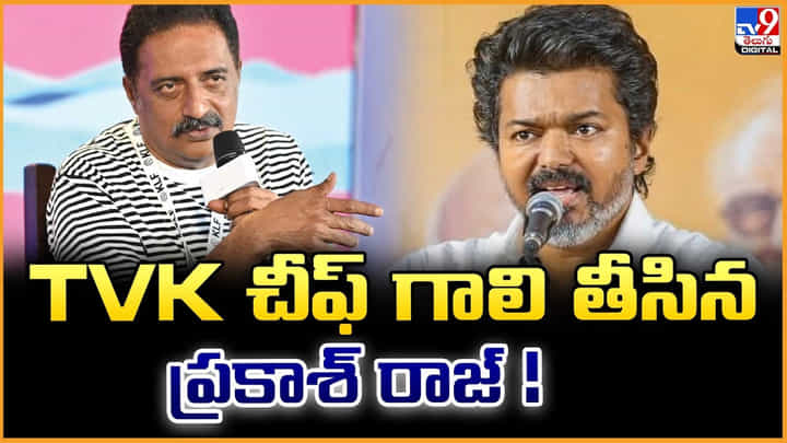 Prakash Raj Vs Vijay: TVK చీఫ్ గాలి తీసిన ప్రకాశ్ రాజ్ Prakash Raj Vs Vijay: TVK చీఫ్ గాలి తీసిన ప్రకాశ్ రాజ్
