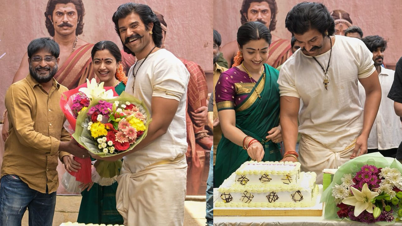 కొత్త జంటకు వెల్ కమ్ చెప్పిన రణబాలి మేకర్స్.. సెట్లో కేక్ కట్ చేసిన విజయ్, రష్మిక