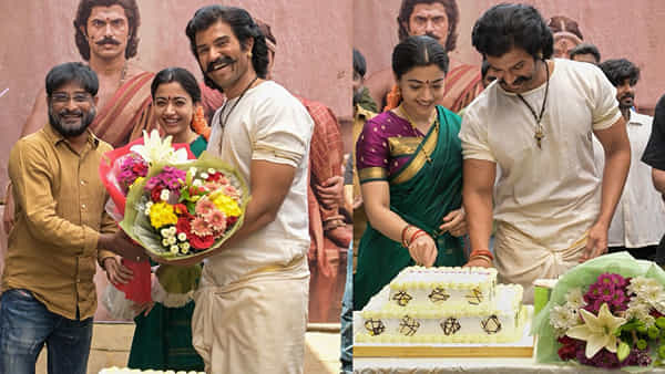 కొత్త జంటకు వెల్ కమ్ చెప్పిన రణబాలి మేకర్స్.. సెట్లో కేక్ కట్ చేసిన విజయ్, రష్మిక