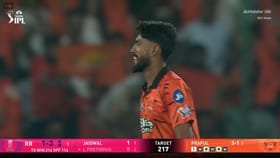 1,W,0,W,0,W.. రాజస్థాన్‌ను వణికించిన సన్‌రైజర్స్ నయా ‘స్పీడ్ గన్