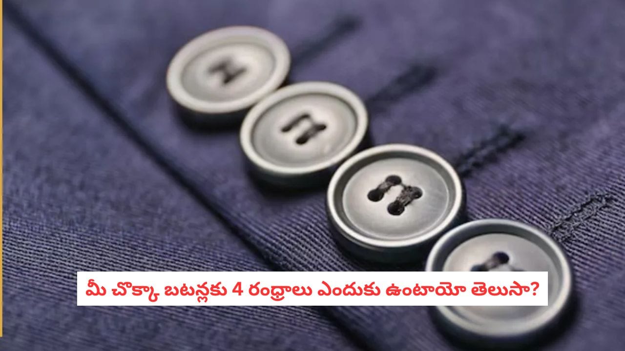 Interesting Facts: షర్ట్ బటన్లకు 2 రంధ్రాలు ఉంటే ఏమవుతుంది? 4 రంధ్రాల డిజైన్ వెనుక అసలు స్ట్రాటజీ ఇదే!
