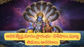 అధిక జ్యేష్ఠ మాసం.. ఈ ప్రత్యేక తిథుల్లో పొరపాటున కూడా చేయకూడని..