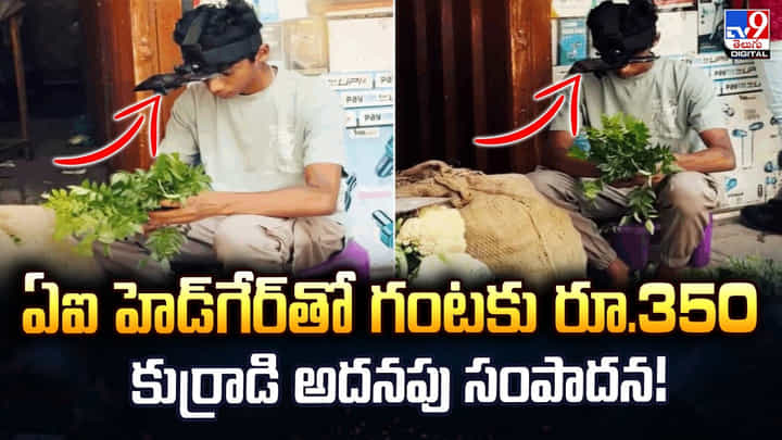 ఏఐ హెడ్గేర్తో గంటకు రూ.350 కూరగాయలు అమ్మే కుర్రాడి అదనపు సంపాదన ఏఐ హెడ్గేర్తో గంటకు రూ.350 కూరగాయలు అమ్మే కుర్రాడి అదనపు సంపాదన