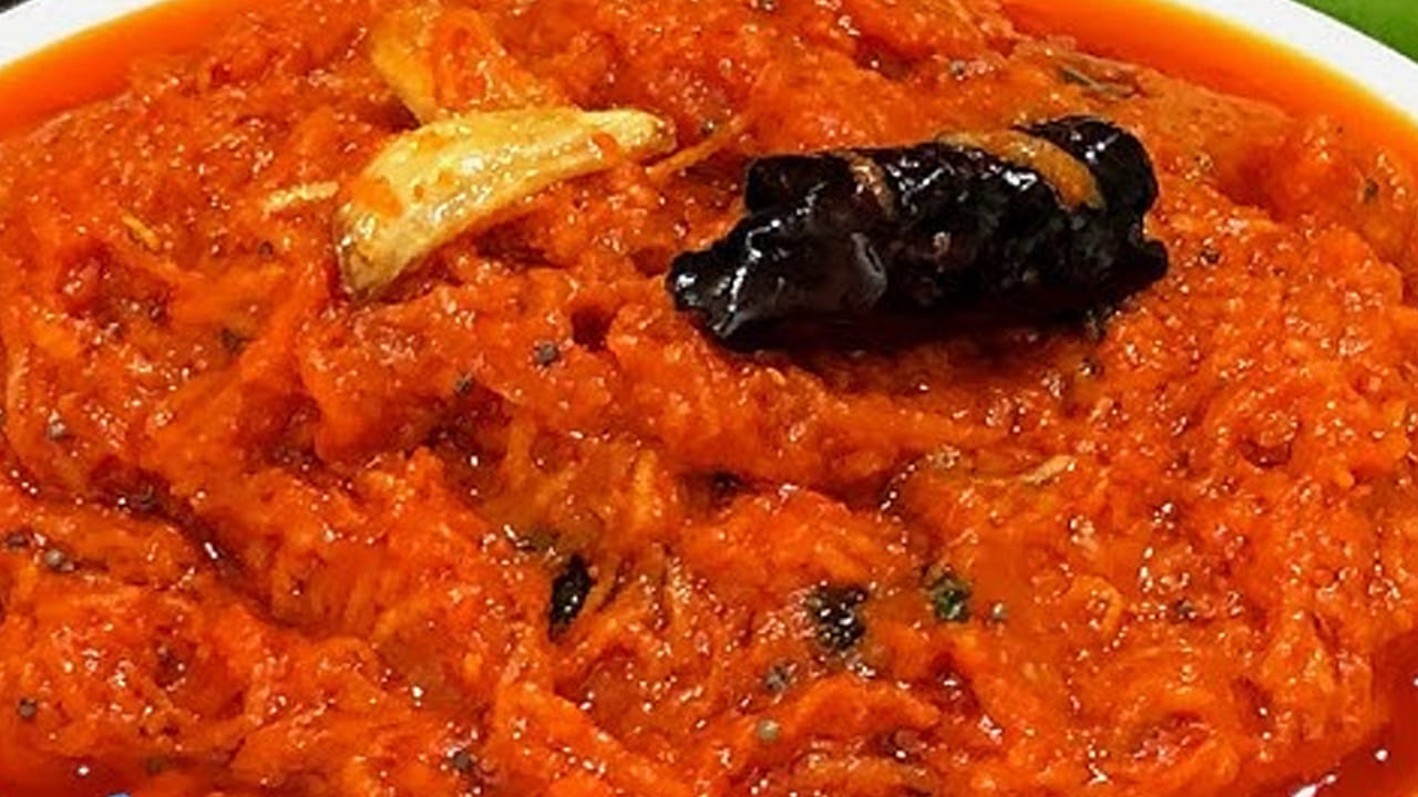 Carrot Pachadi 3