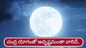 చంద్రుడి కృపతో ఈ రాశుల వారికి అదృష్ట యోగం..!
