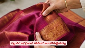 పట్టుచీర అసలైందా? నకిలీదా? ఇలా కనిపెట్టేయచ్చు