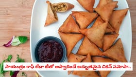 సాయంత్రం కాఫీ లేదా టీతో ఆస్వాదించే అద్భుతమైన చికెన్ సమోసా..