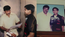 చిరంజీవితో ఉన్నఈ కుర్రాడిని గుర్తు పట్టారా? ఇప్పుడు ఫేమస్ హీరో