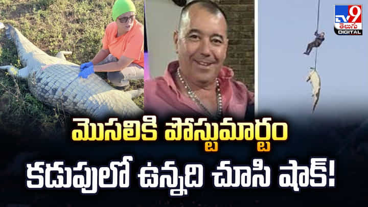 మొసలికి పోస్టుమార్టం.. కడుపులో ఉన్నది చూసి షాక్! మొసలికి పోస్టుమార్టం.. కడుపులో ఉన్నది చూసి షాక్!