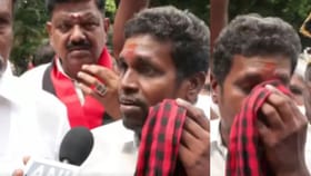ఓటమి దిశగా డీఎంకే పార్టీ.. వెక్కివెక్కి ఏడ్చిన కార్యకర్త