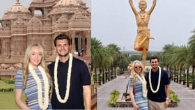 ఢిల్లీ స్వామినారాయణ్ అక్షరధామ్‌ను సందర్శించిన టిఫానీ ట్రంప్..
