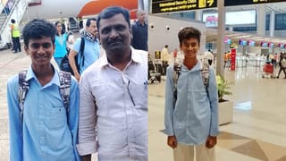 మార్కులు బాగా తెచ్చుకొండి.. విమానం ఎక్కిస్తా.. ఇచ్చిన మాట నిలబెట్టుకున్న ఉపాధ్యాయుడు