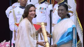 ‘పద్మశ్రీ’ అందుకున్న లేడీ రోహిత్..