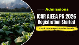అగ్రికల్చర్ కోర్సుల్లో ప్రవేశాలకు ICAR AIEEA 2026 నోటిఫికేషన్‌