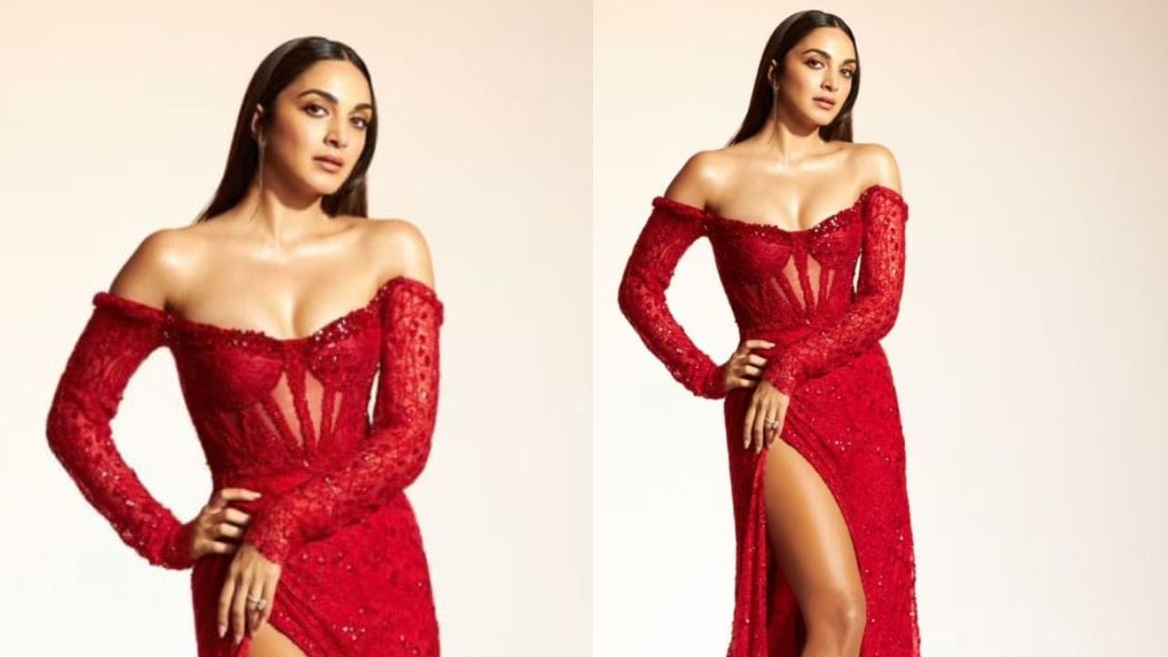 Kiara Advani In Red