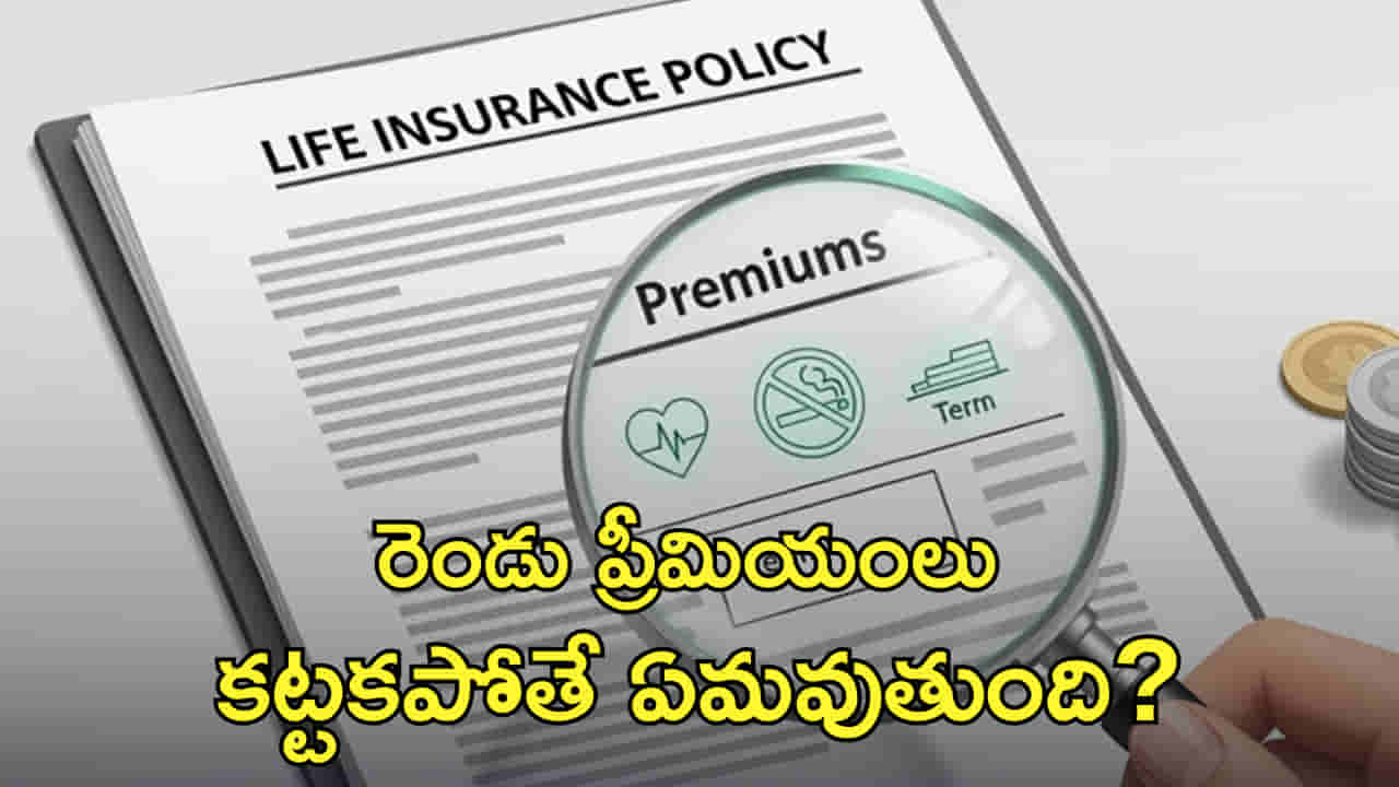 లైఫ్ ఇన్సూరెన్స్.. రెండు ప్రీమియంలు కట్టకపోతే ఏమవుతుంది? పాలసీదారులు తెలుసుకోవాల్సిన నిజం!