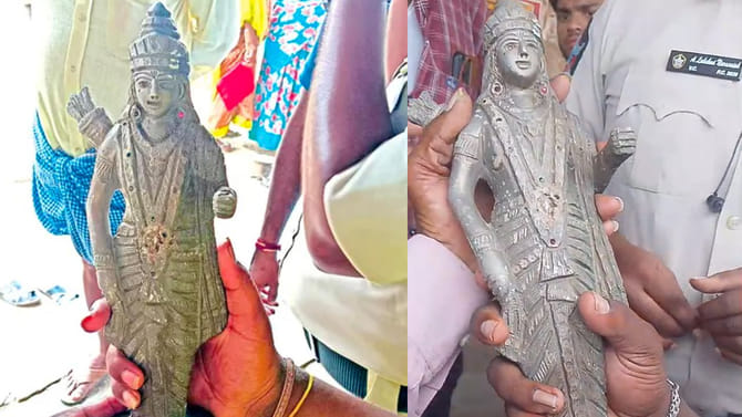 కృష్ణా నదిలో వెలుగుచూసిన అద్భుతం..