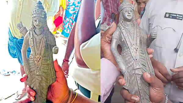 స్నానం చేసేందుకు నదిలో దిగిన స్థానికులు.. మెరుస్తూ కనిపించింది ఏంటా అని చూడగా..