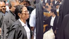 లాయర్‌ గౌనులో కోర్టుకు వచ్చి వాదించిన మమత
