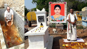 భార్యపై ప్రేమతో పక్కనే సమాధి కట్టించుకున్న భర్త.. ఎక్కడంటే..