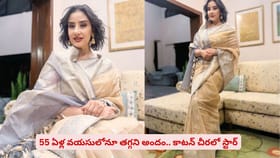 55 ఏళ్ల వయసులోనూ తగ్గని అందం.. కాటన్ చీరలో మెరిసిపోతున్న స్టార్