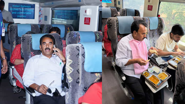 తోటి ప్రయాణికులతో ముచ్చట్లు.. సామాన్య ప్రయాణికుడిలా రైలెక్కిన మంత్రి జూపల్లి కృష్ణారావు! తోటి ప్రయాణికులతో ముచ్చట్లు.. సామాన్య ప్రయాణికుడిలా రైలెక్కిన మంత్రి జూపల్లి కృష్ణారావు!