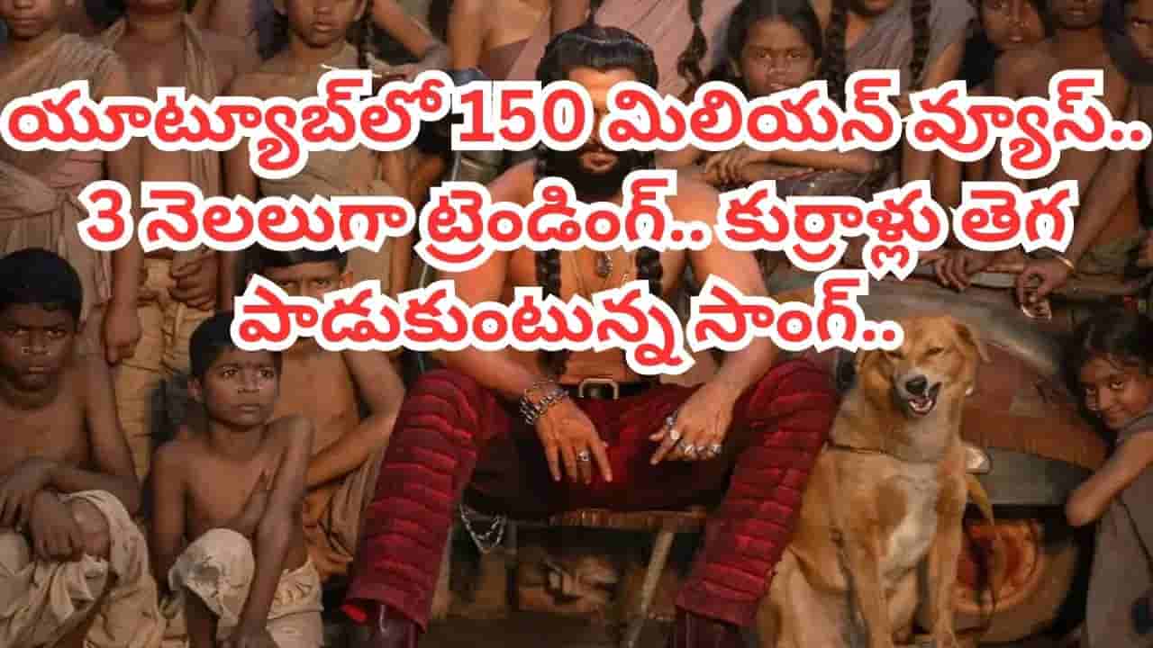 Trending Song : ఇదెక్కడి క్రేజ్ రా మావ.. యూట్యూబ్ను ఊపేస్తోన్న మాస్ సాంగ్.. ఏకంగా 150 మిలియన్ వ్యూస్..