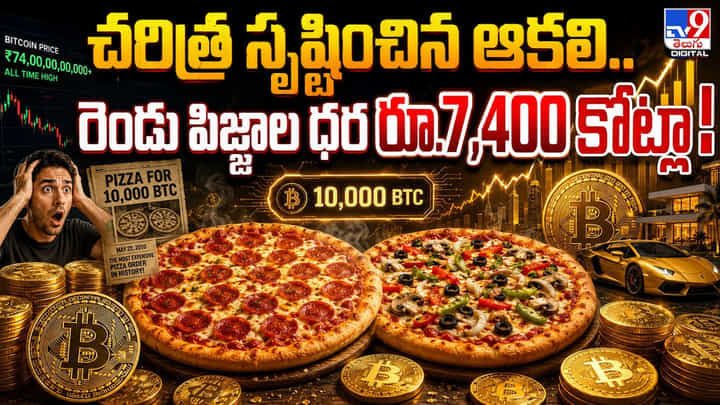 చరిత్ర సృష్టించిన ఆకలి.. రెండు పిజ్జాల ధర రూ.7,400 కోట్లా చరిత్ర సృష్టించిన ఆకలి.. రెండు పిజ్జాల ధర రూ.7,400 కోట్లా