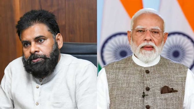 పవన్ కళ్యాణ్‌ ఇంటికి ప్రధాని మోదీ..!