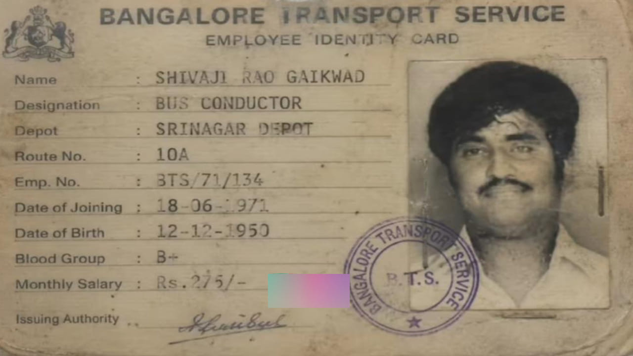 Rajinikanth Id Card
