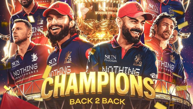 ఈసాలా కప్ నమ్దే సీజన్ 2.. వరుసగా 2వసారి ఐపీఎల్ విజేతగా బెంగళూరు